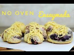 No Oven Ensaymada How To Bake Ensaymada Without Oven Youtube Ensaymada Chef Work Food