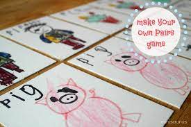 Whether your custom card game idea involves a fun twist on learning historic wars, a hilarious game of comparisons, or something else altogether, your game needs one of the most important things to be mindful of with your theme is that you'll want to make sure the design and rule ideas always match up. Make Your Own Snap And Pairs Card Game For Kids Card Games For Kids Card Games Family Games