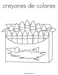 Check spelling or type a new query. Creyones De Colores Coloring Page Twisty Noodle