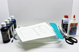 Make sure the top of the tie are under the collar folds. Marbled Shaving Cream Shirt Tie Card With Free Printable The Craft At Home Family