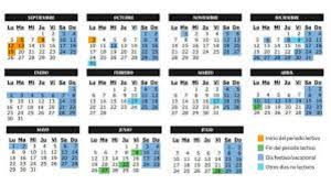 calendario escolar 2020 2021 en