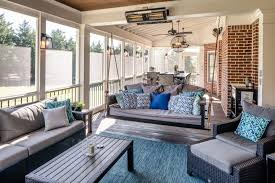 Brentwood Tn Screened Porch Transformation Delights Homeowners In 2020 Porch Interior Screened In Porch Furniture Screened Porch