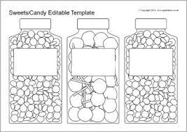 We have collected 40+ jar coloring page images of various designs for you to color. Editable Sweets Candy Jar And Packet Templates Black And White Sb9246 Candy Jars Jar Get Well Cards