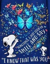 Snoopy And Butterfly Sometime I Just Look Up Smile And Say I Etsy Snoopy Quotes Snoopy Love Snoopy Pictures