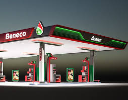 Beneco Design And Visualization Filling Station Gas Station Design