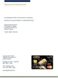 Sie haben bei uns die wahl zwischen mastercard und visa sowie unterschiedlichen versicherungspaketen mit vielfältigen premiumleistungen. Degussa Bank Corporate Card Faq Liste Pdf Kostenfreier Download