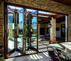 The lacantina doors exterior aluminum folding door system redefines contemporary style as a bifold door or window. Pella Architect Series Traditional Wood Bifold Patio Doors Pella