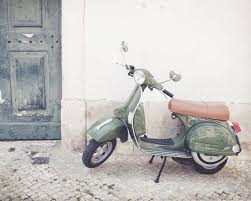 Olive Green Vespa In Lisbon Portugal Travel Photography Etsy Photography Prints Art Vespa Fine Art Photography Print