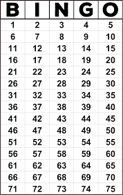 2 15 34 46 75. Printable Bingo Calling Cards 1 75 Printable Bingo Cards