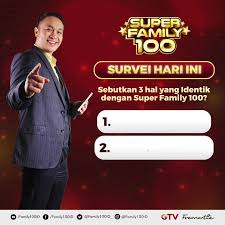 Hampir sama seperti kuis aslinya, pada game ini kamu dapat meminta pertolongan pada penonton, teman, atau. Selamat Siang Keluarga Indonesia Family 100 Indonesia