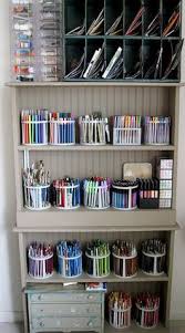 35 Pen Storage Ideas Pen Storage Craft Room Craft Storage Color kooky cookie & lippy lips!