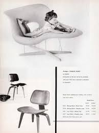 the first appearance of the eames la chaise in furniture forum 1949 meubels interieur