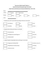 Sumber air • bab 13: Contoh Borang Soal Selidik Geografi Tingkatan 1 Sisa Domestik Guru Paud