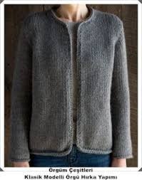 Klasik Modelli Orgu Hirka Yapimi Cardigans For Women Knit Cardigan Knitting Inspiration