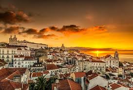 Sunrise At Alfama Portugal Holidays Lisbon Portugal Portugal Travel