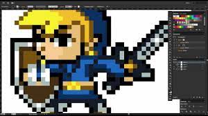 Dan Grady Of The Vector Sector Wants To Improve Your Adobe Illustrator Prowess With Tips On Creating Pixel Art Do You Link Pixel Art Pixel Art Legend Of Zelda