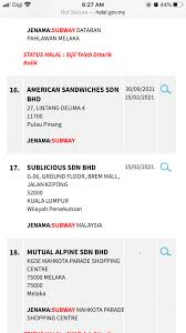 Rujuk pautan berikut bagi mengetahui lebih lanjut berkenaan program khas ini. Sijil Halal Subway Digantung