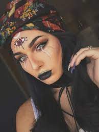 Ich zeige euch hier 3 richtig coole und schnelle make up ideen für halloween. Easy Last Minute Halloween Costume Ideas For Women Fortune Teller New Ideas Halloween Kostum Wahrsagerin Karnevalsschminke Halloween Make Up Ideen