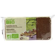 Galettes De Riz Bio Chocolat Au Lait Carrefour Bio Le Paquet De 90g A Prix Carrefour Galette De Riz Chocolat Au Lait Galette