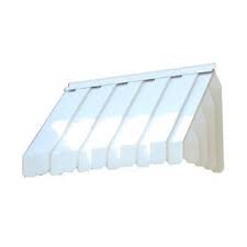 Americana Building Products 2 Ft 11 In Wide X 1 Ft 10 In Projection White Slope Window Awning 154 99 Metal Awning Aluminum Awnings Window Awnings
