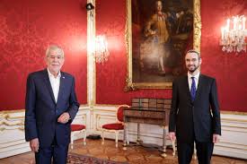 He has been president of austria, since 26 january, 2017. Chief Rabbi Of Vienna Meets Van Der Bellen Vindobona Org Vienna International News