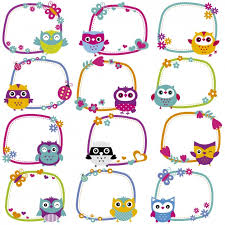 Download Free Cute Owl Frames Collection Svg Dxf Eps Png Free Download Svg Files Vector Icon