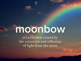 A Rainbow Caused The Retraction And Reflection Of Light From The Moon Rare Words Words In Different Languages Unusual Words