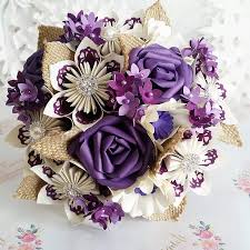 Paper Wedding Bouquet Origami Flower Bridal Alternative Uk Paper Bouquet Wedding Origami Flowers Diy Paper Bouquet