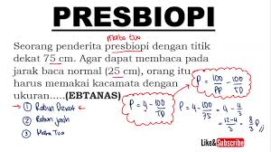 Maybe you would like to learn more about one of these? Pembahasan Soal Kuat Lensa Presbiopi Mata Tua Fisika Sma Kelas 11 Youtube