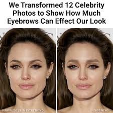 Eyebrows might help us recognize a face as much as the eyes do, suggests a  study. So when it comes to celebrities we're all so familiar with, their  eyebrows play an essential
