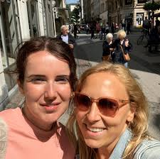 Impressions of summer adventures in Europe in random order: 1 Sisters under  Bougainvillea 2 Black eye caused by legendary two-year-old-niece-knockout  at the swimming pool 3 Breakfast at Tiffany's in Cologne 4 Luxembourg