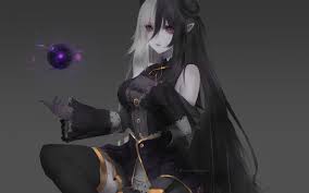 Devil Anime Girl Magic Dark Wallpaper Dark Anime Girl 4k 3840x2400 Download Hd Wallpaper Wallpapertip