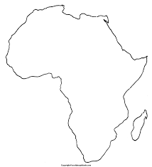 Is australia a country or a continent? Black And White Printable Map Of Africa