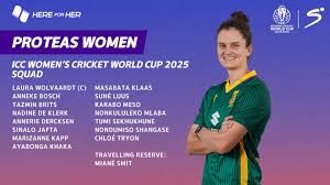 Proteas Women Squad Announced for 2025 World Cup! Who Made the Cut? - Imagen principal del artículo