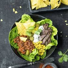 Nacho Bowl Mit Bbq Bohnen Rezept In 2020 Rezepte Lebensmittel Essen Bohnen Rezepte