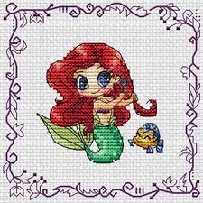 Be the first to review this product. Les Petites Croix De Lucie Baby Princess Ariel Cross Stitch Pattern 123stitch