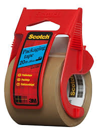This is the preferred tape for offices, homes and schools. Scotch Parcel Tape Dispenser 20 M Whsmith