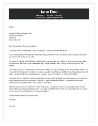 Cover Letter To Volunteer Sample Cover Letter