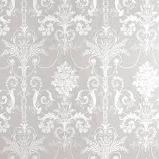 Josette White Dove Grey Damask Wallpaper Grey Damask Wallpaper Damask Wallpaper Grey Wallpaper