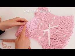 princess vest making part 1 youtube baby knitting patterns bebek yelek bebek