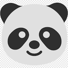 Download your coloring page converted from your photo. Emoji Giant Panda The Panda Coloring Pages Android Panda Avatar Mammal Face Png Pngegg