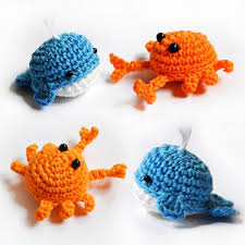 Crochet, crochet patterns, how to crochet, free crochet patterns, crochet flowers. Crab And Whale Amigurumi Pattern Amigurumi Com