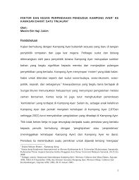 Ya, anak perempuan ini mengajak ibunya berhubungan badan bertiga dengan sang pacar. Pdf Faktor Dan Kesan Perpindahan Penduduk Kampong Ayer1 Ke Kawasan Darat Satu Tinjauan