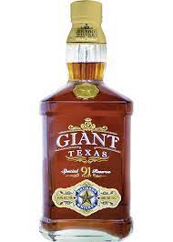 Giant Tx Bourbon 91 Proof Gold Cigars And Whiskey Bourbon Liquor Bottles