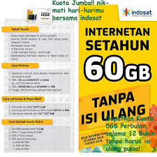 Maybe you would like to learn more about one of these? Indosat Internetan 60gb 5gb Bln Selama 12 Bulan Superwifi Belum Aktif Jakartanotebook Com