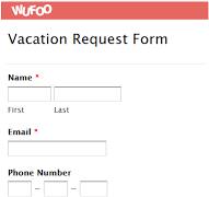 Online Form Template | Wufoo