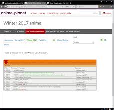 Fixed Bug Winter 2017 Anime Shows Fatal Error Anime