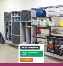 Garage Storage Soltutions Work Benches And Bike Rack For Garage Canada Garage Storage Solutions Locker Storage Garage Storage
