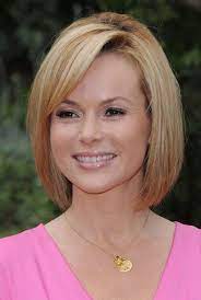 Latest Cute Short Straight Bob Hairstyle With Bangs For Women Hairstyles Weekly Straight Bob Hairstyles Short Straight Hair Bob Hairstyles