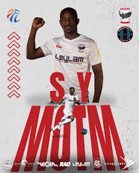 A fitting comeback for Abou Sy as he scored a brace in Cebu FC's 3-0 win  against Maharlika Taguig FC that earned him the Man of the Match honors.  😎❤ #TaraCebu🐋❤️ #WeArePFL #